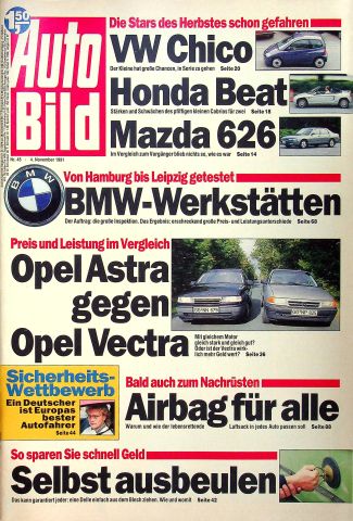 Deckblatt Auto Bild (45/1991)